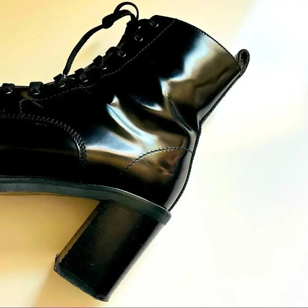 AGL Leather Heeled Boots - Picture 8 of 10